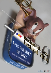 2014, Polish Jazz Poster at Bucharest Jazz Festival
