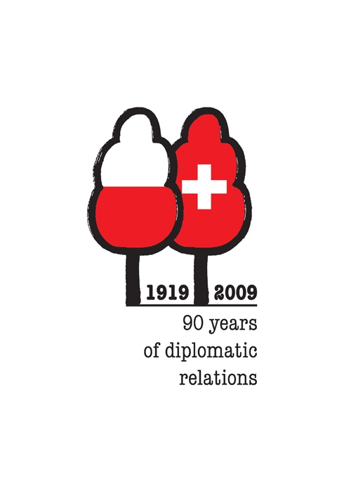 2009, 90 years of diplomatic relations Poland- Switherland