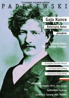 2011, Gaja Kunce plays Paderewski-2011